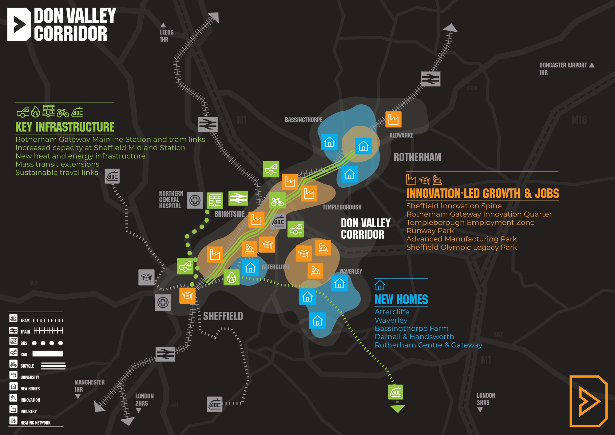 Don Valley Corridor: Sheffield’s biggest regeneration story explained - Sky-House Co Don Valley Corridor: Sheffield’s biggest regeneration story explained - Sky-House Co